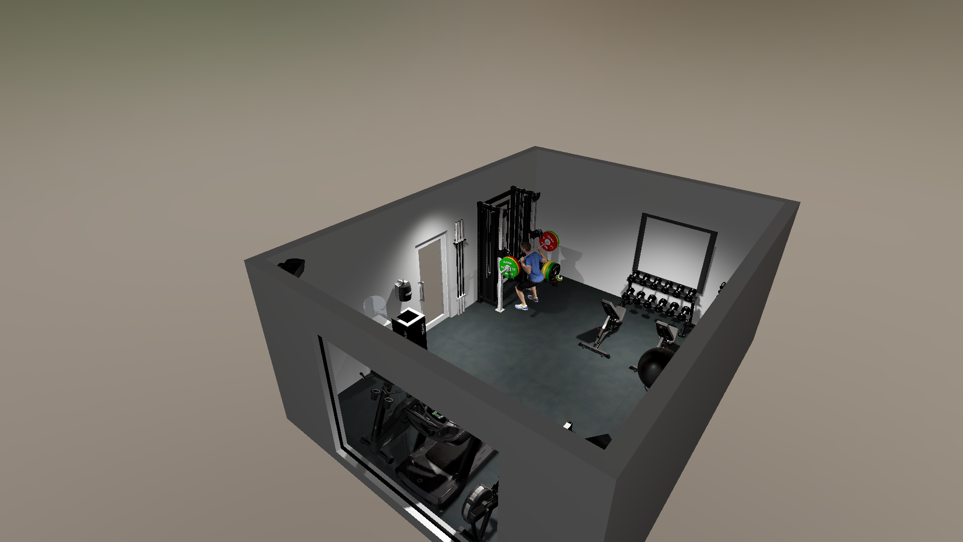 New Fitness Room Opens at Akeleje Hus